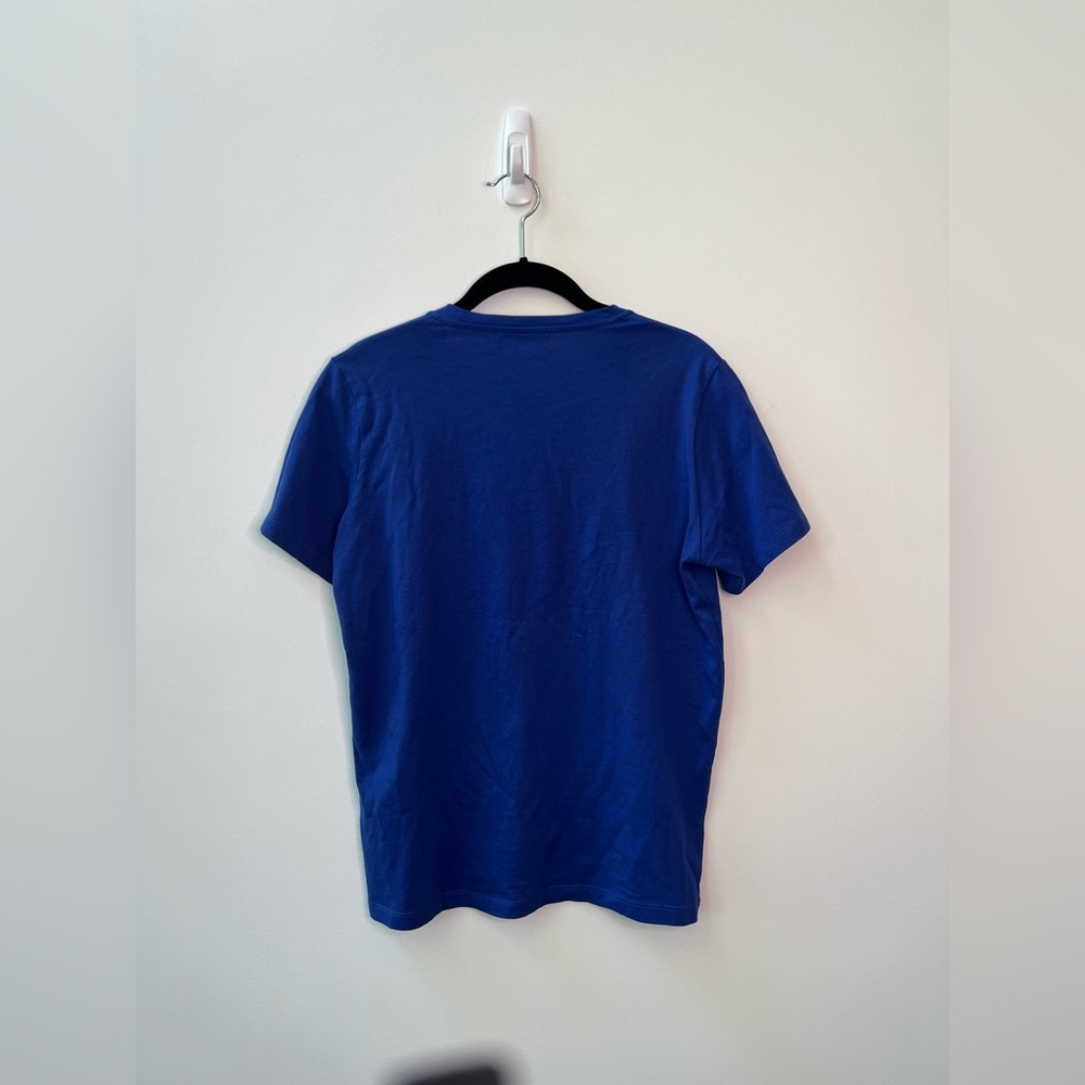 Versace Royal Blue Tee with Red Logo - Picture 2 of 5